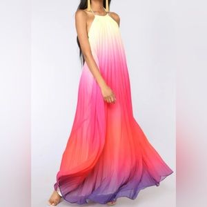 Fashion Nova Ombré Maxi Dress